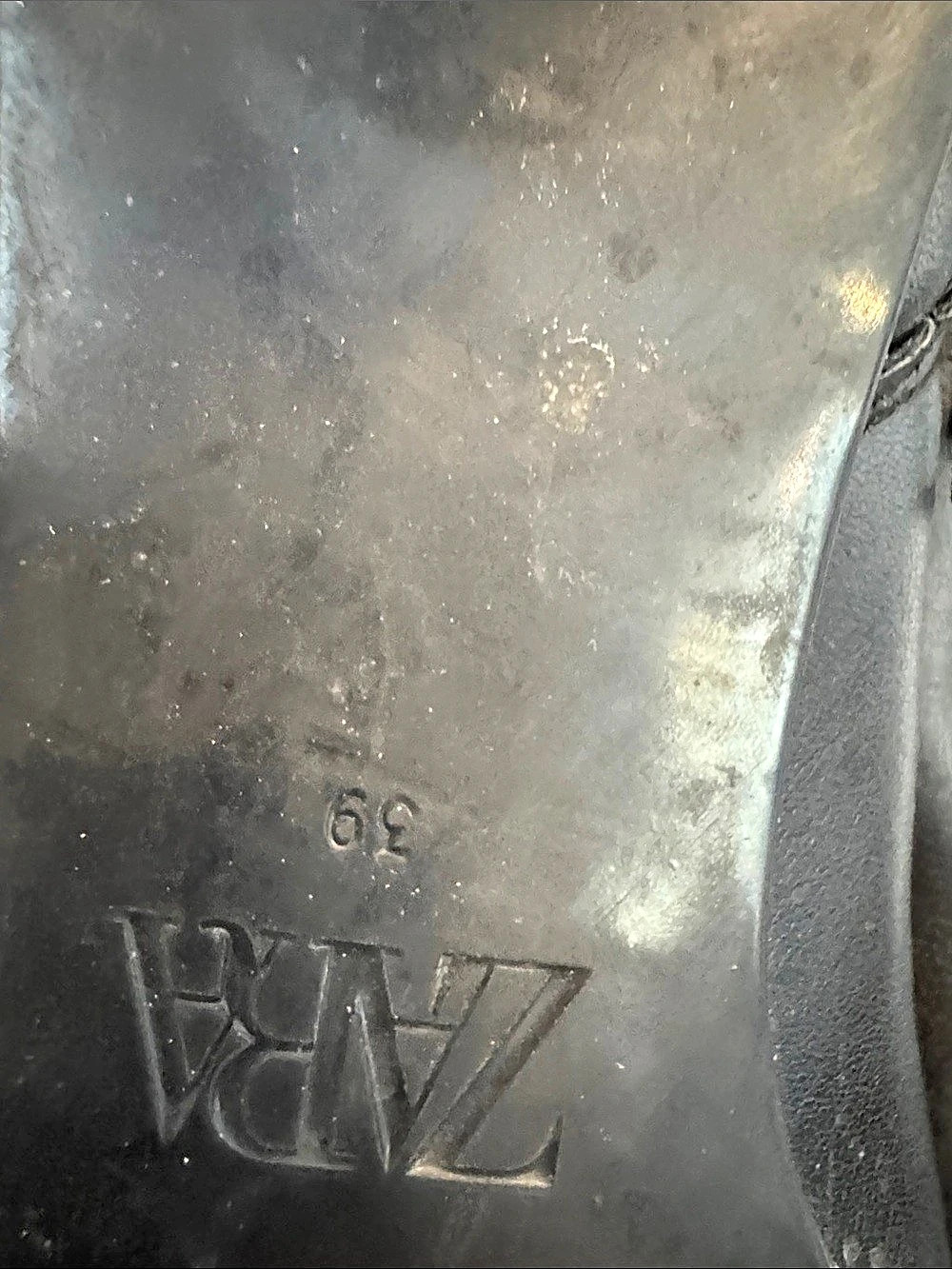 ZARA Black Pointed-Toe Ankle Boots - Picture 9 of 10